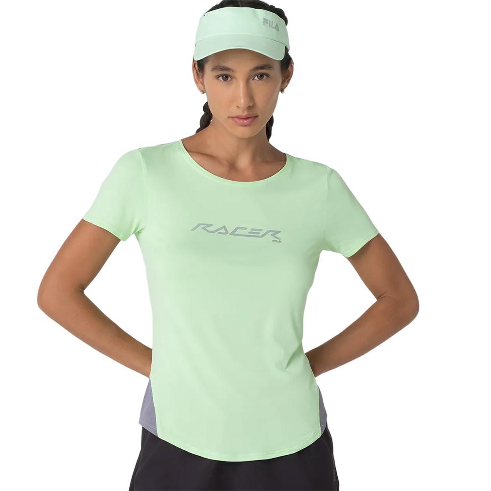 Fila Blusas Femenino Moda Blouse New Green Flour Light