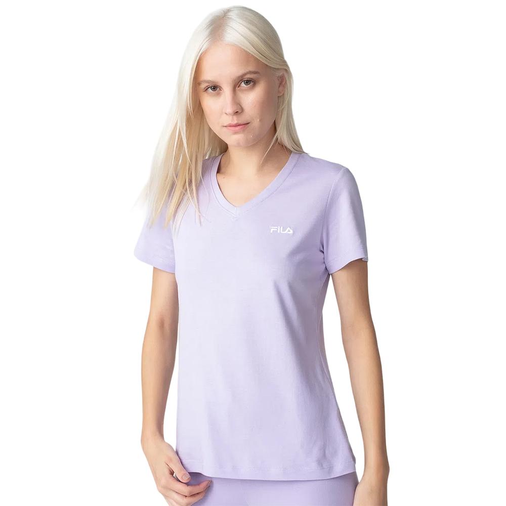 Fila Remeras Femenino Women T-Shirt Basic Pastel Lilacs