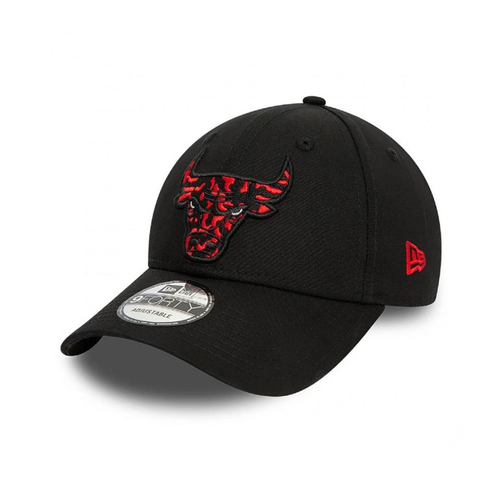 60364428 New Era Gorros NBA 9Forty Chicago Bulls Black/Black/Red