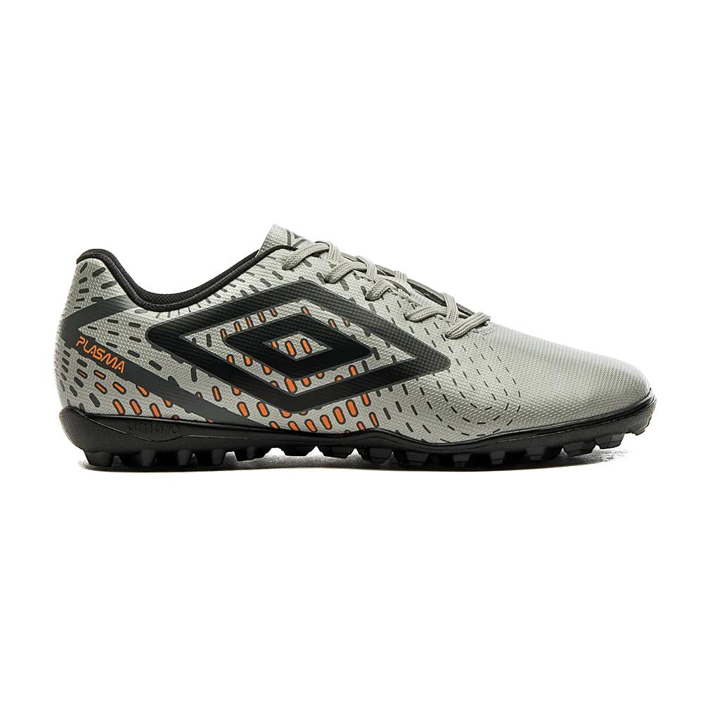 Umbro Futbol Society Masculino Plasma Gris/Negro/Naranja