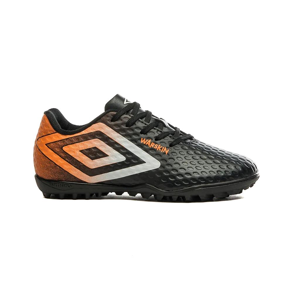 Umbro Society Niños Futbol Warskin Jr Preto/Naranja/BlancO