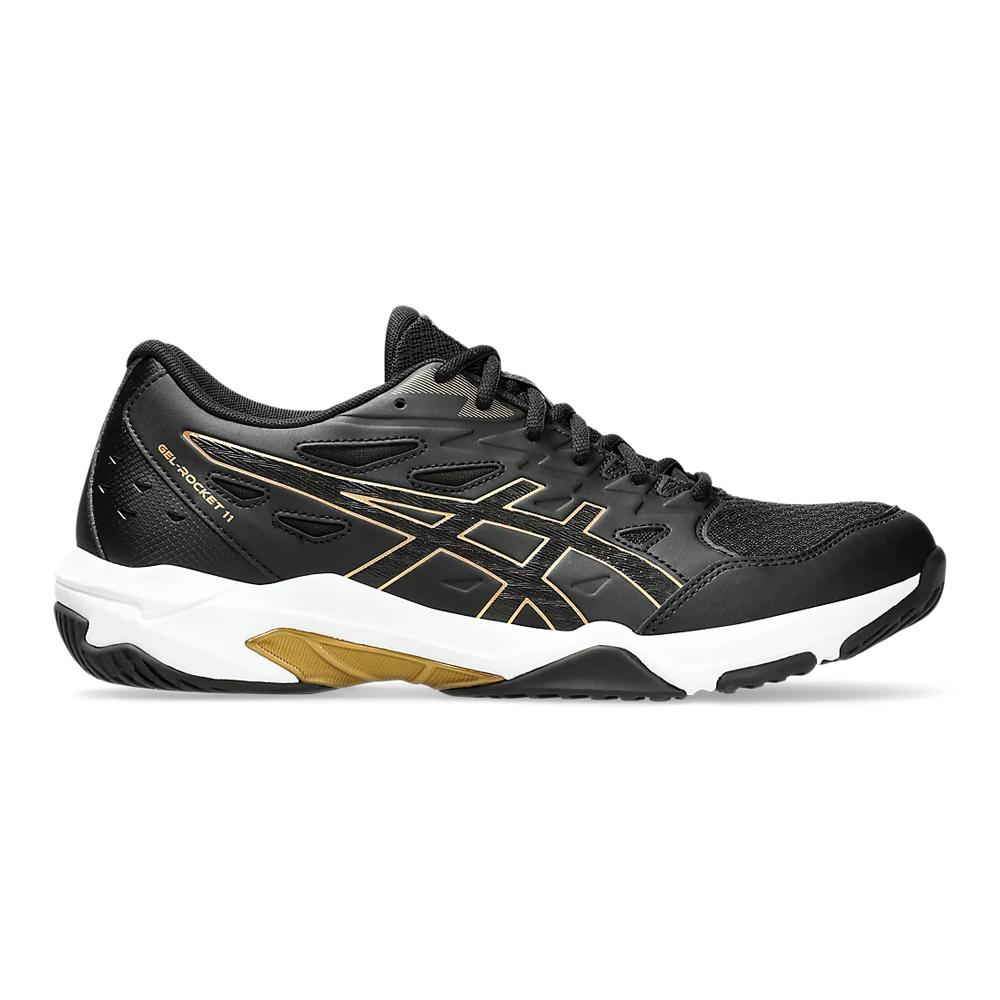 Asics Deportivos Masculino Voley Gel Rocket 11 Black/Pure Gold