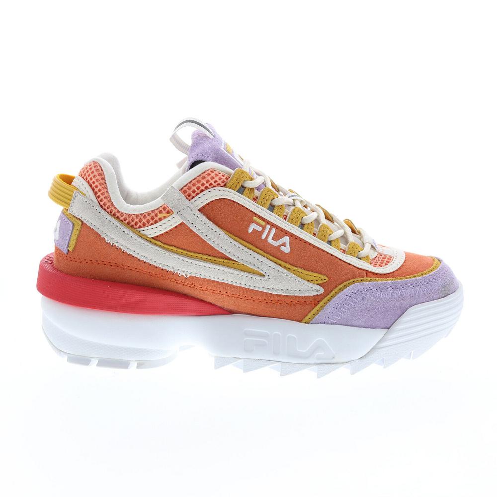 Fila Femenino Disruptor II EXP Cadmium Orange/Banana/Crocus