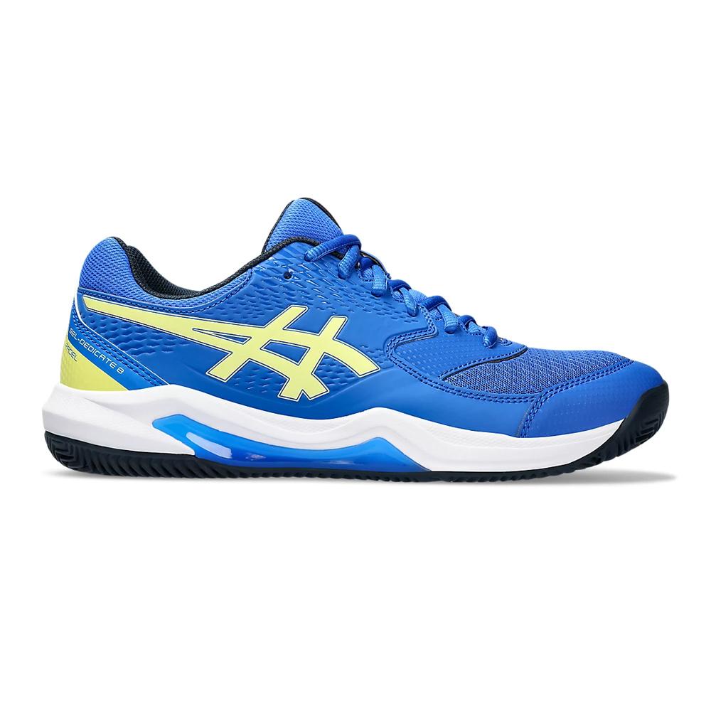 Asics Padel Masculino Gel-Dedicate 8 Illusion Blue/Glow Yellow