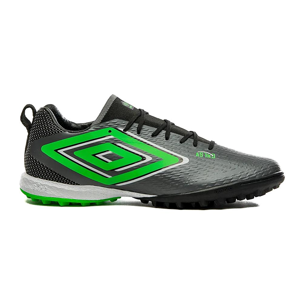 Umbro Futbol Society Unisex Astro Preto/Grafito/Verde