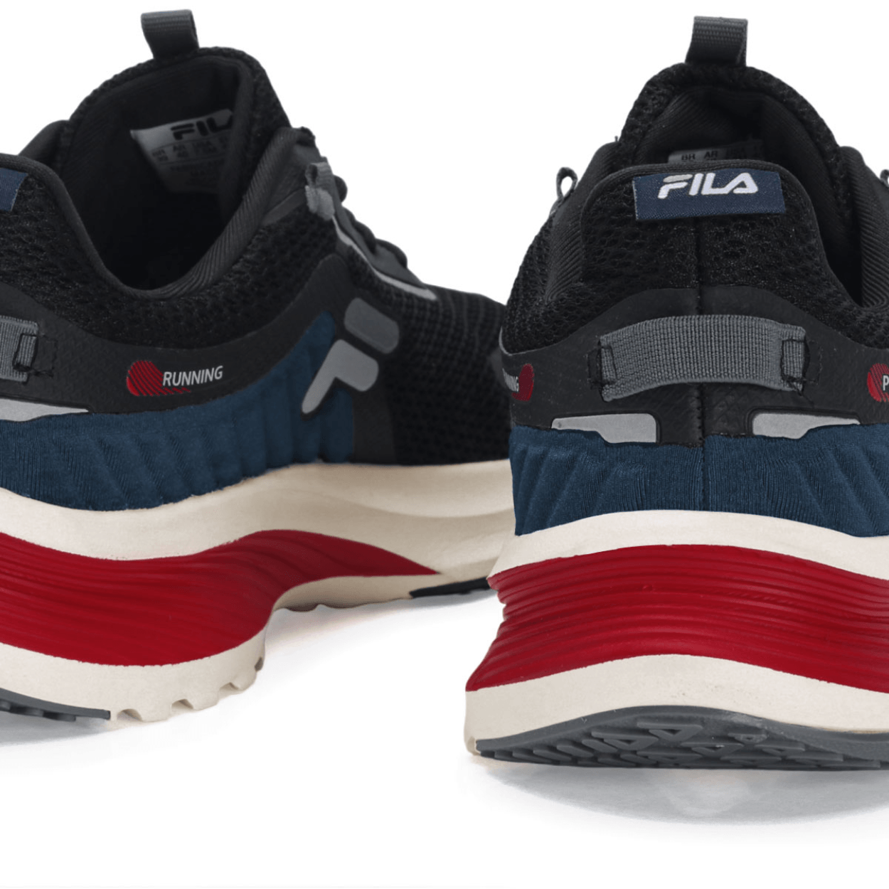 Fila Deportivos Masculino Running Progress Negro/Rojo/Marino