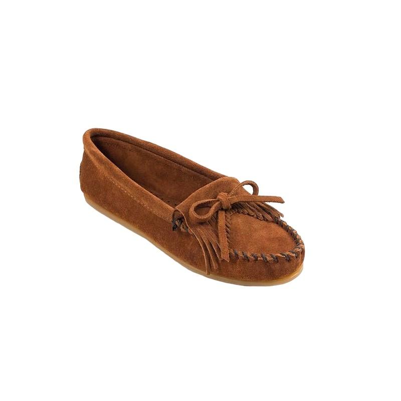 Minnetonka Femenino Kilty Brown