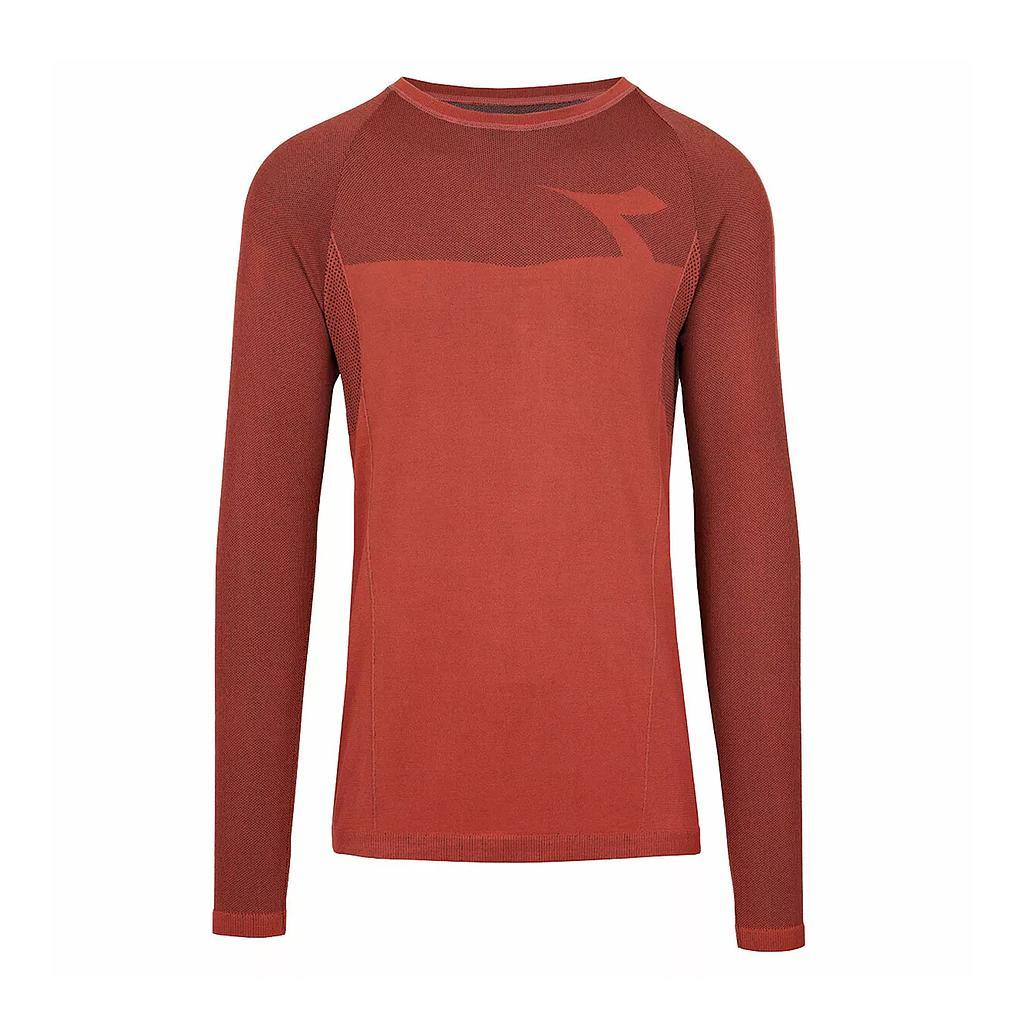 Diadora Remeras Masculino Running Ls Techfit T Ferrari Red