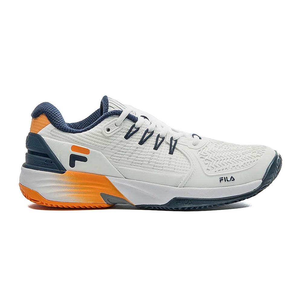 Fila Masculino Tenis Float Verve Clay Blanco/Tangerine/Marino