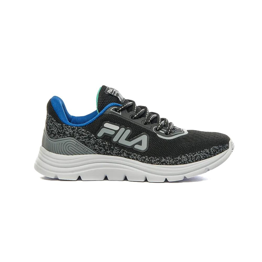 Fila Running Niños Outfield Preto/Royal/Verde