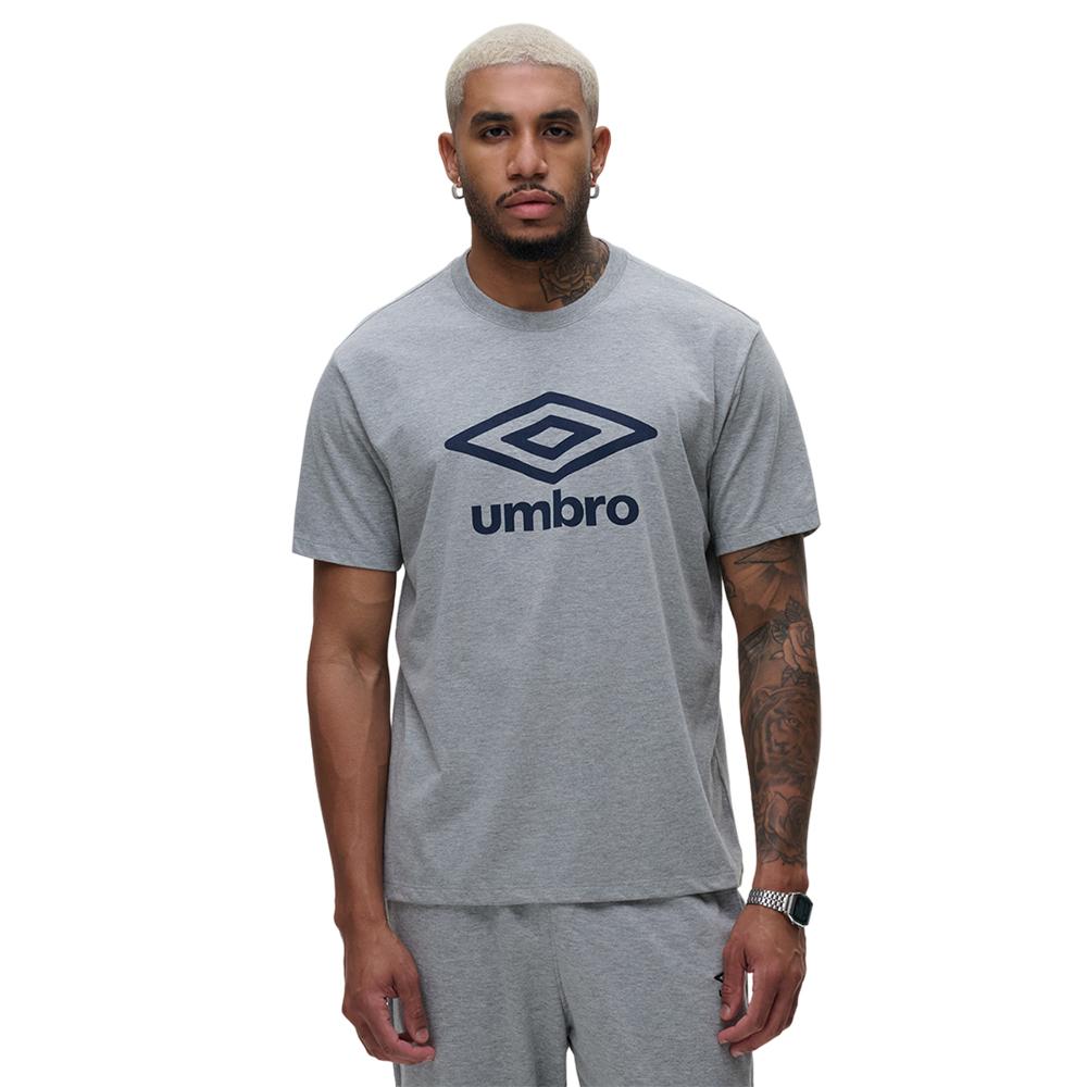 Umbro Remeras Masculino Moda Essential Comfy Mescla Medio