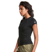 Champion Remeras Femenino Soft Touch Eco Ruched Side Tee Black