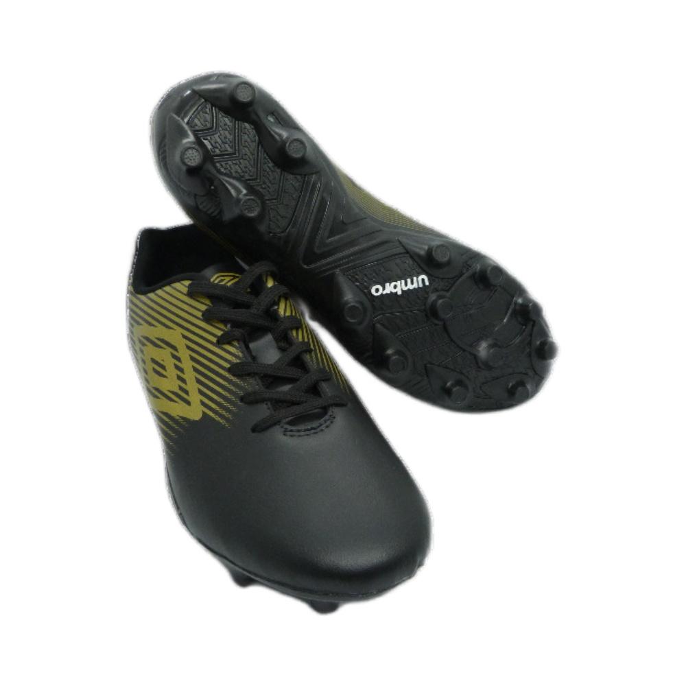 Umbro Futbol Campo Masculino F5 Light Black/Rich Gold