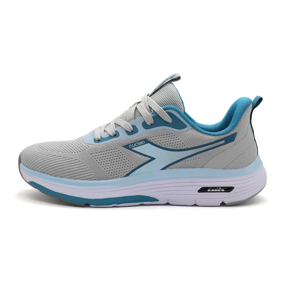 Diadora Running Masculino NucleoII Ice Gray/Stone Blue