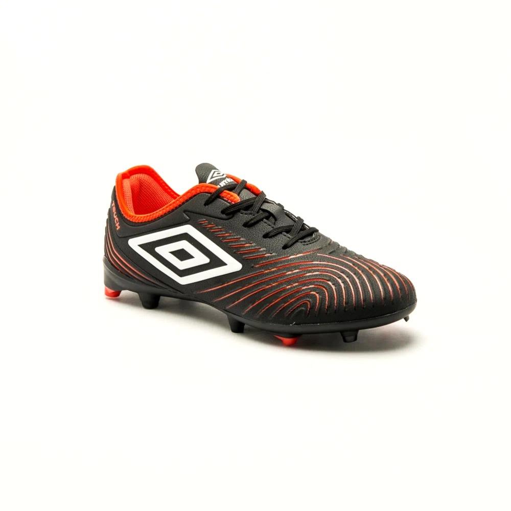 Umbro Masculino Futbol Campo Touch Negro/Blanco/Naranja