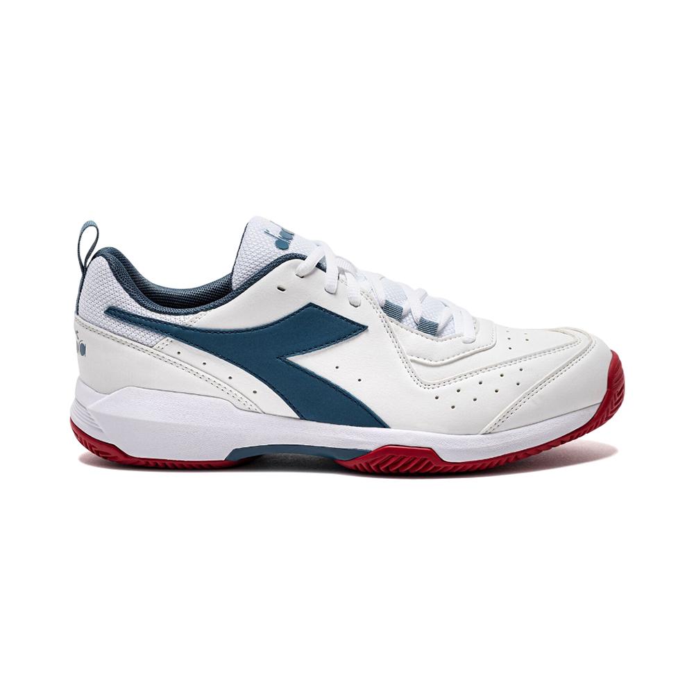 Diadora Deportivos Masculino Tennis S Challenge 5 SL Clay White/Oceanview/Salsa