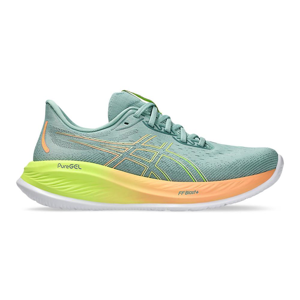 Asics Deportivos Masculino Running Gel Cumulus 26 Paris Light Celadon/Safety Yellow