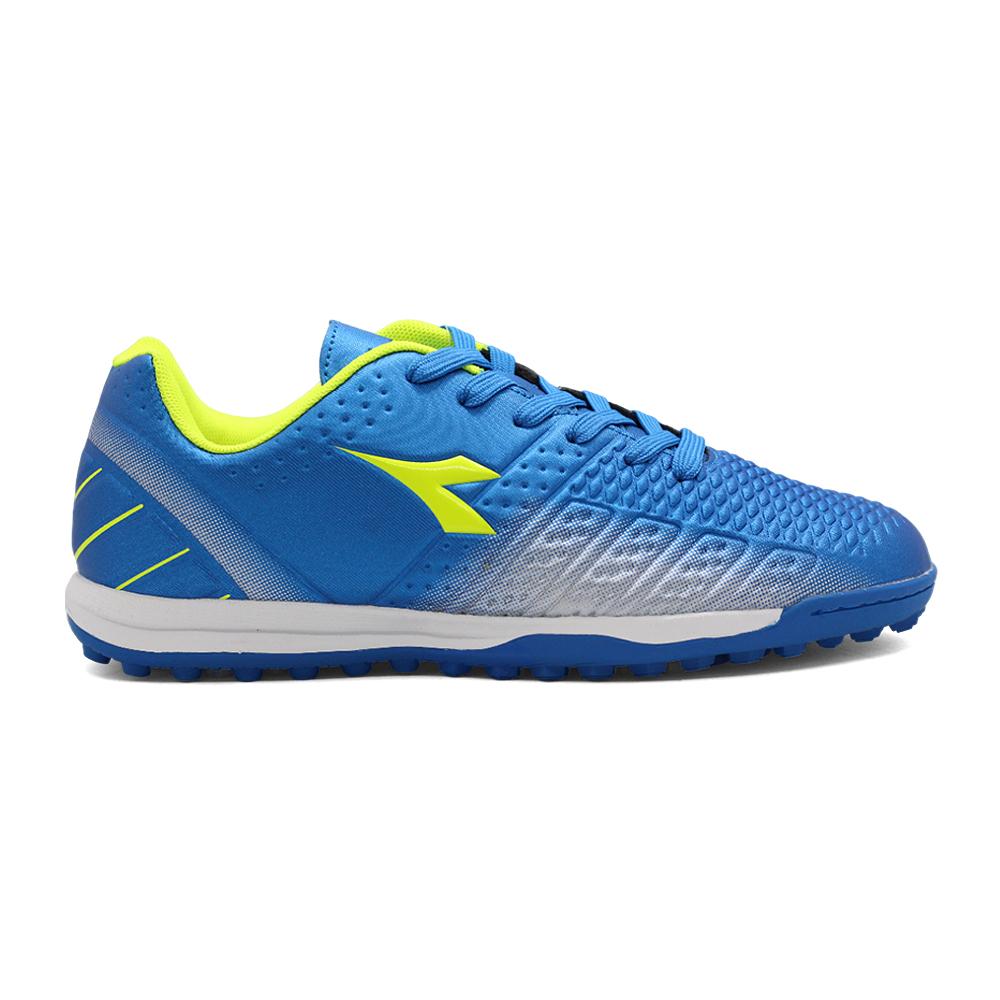 Diadora Futbol Society Masculino Hyper-Tf Blue/Green Lime