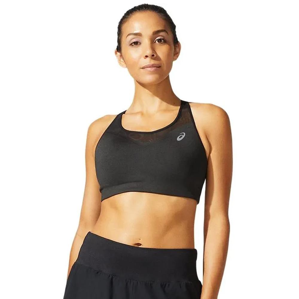 Asics Tops Femenino Running Accelerate Bra Performance Black