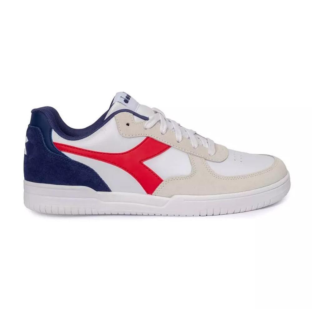 Diadora Lifestyle Masculino Moda Raptor Low Sl White/Chinese Red