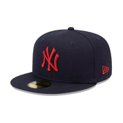 New Era Gorros MLB New York Yankees 59Fifty Navy/Bordo