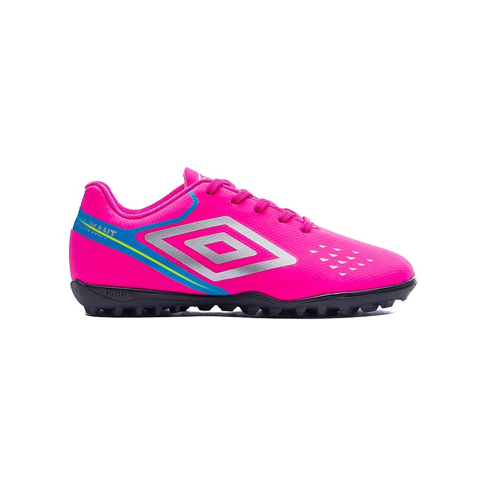 Umbro Society Junior Futbol Adamant Top Speed Jr Pink Glo/Mailbu Blue/Grey