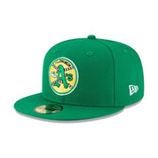 New Era Gorros MLB 59Fifty Oakland Athletics Green/Yellow/Grey