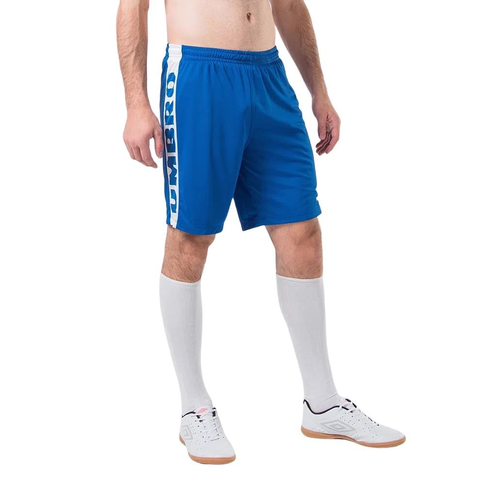 Umbro Masculino Short TWR Letter Royal/Blanco