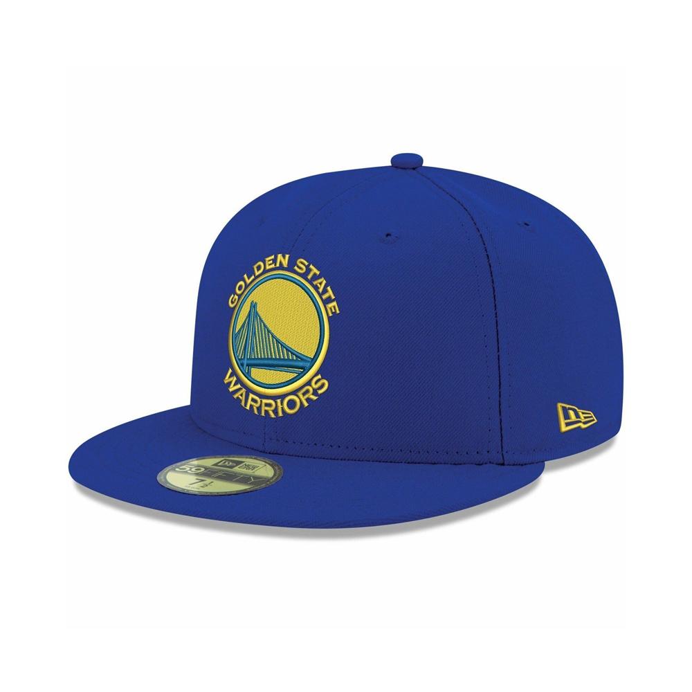 MAZ-New Era Gorros NBA 59Fifty Golden State Warriors Blue/Yellow/Grey