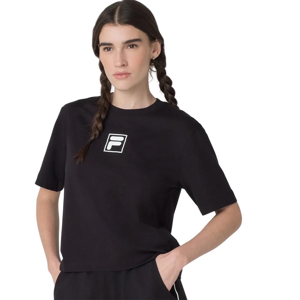 Fila Remeras Femenino Moda White F Box Black