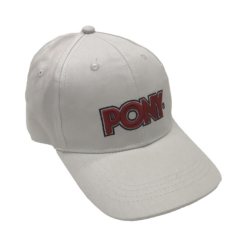 20440C-36 Pony Unisex Gorros 20440C White/Red