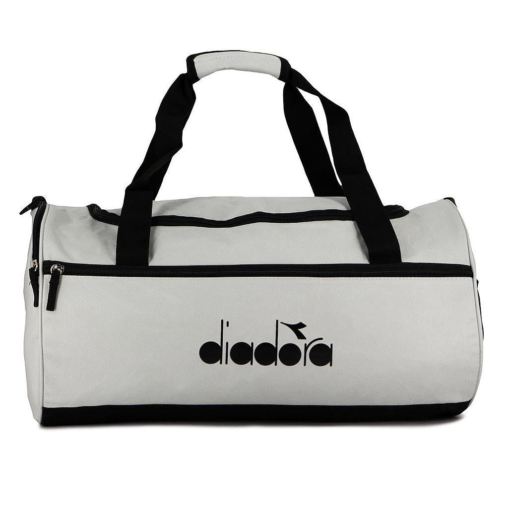 W-LYX20281B-Light Grey/Black-Diadora Bolsos SportStyle Travel Bag Light Grey/Black