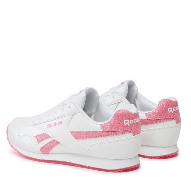 Reebok Running Niños Royal Cl Jog 3.0 Ftwr White/Ftwr White/Atomic Pink