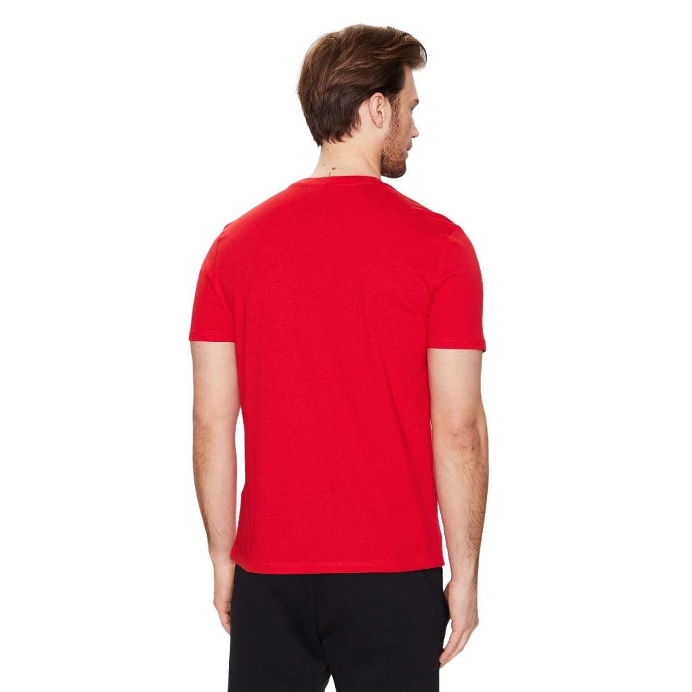 Diadora T-Shirt Masculino T-Shirt  SS Freize Carmine Red