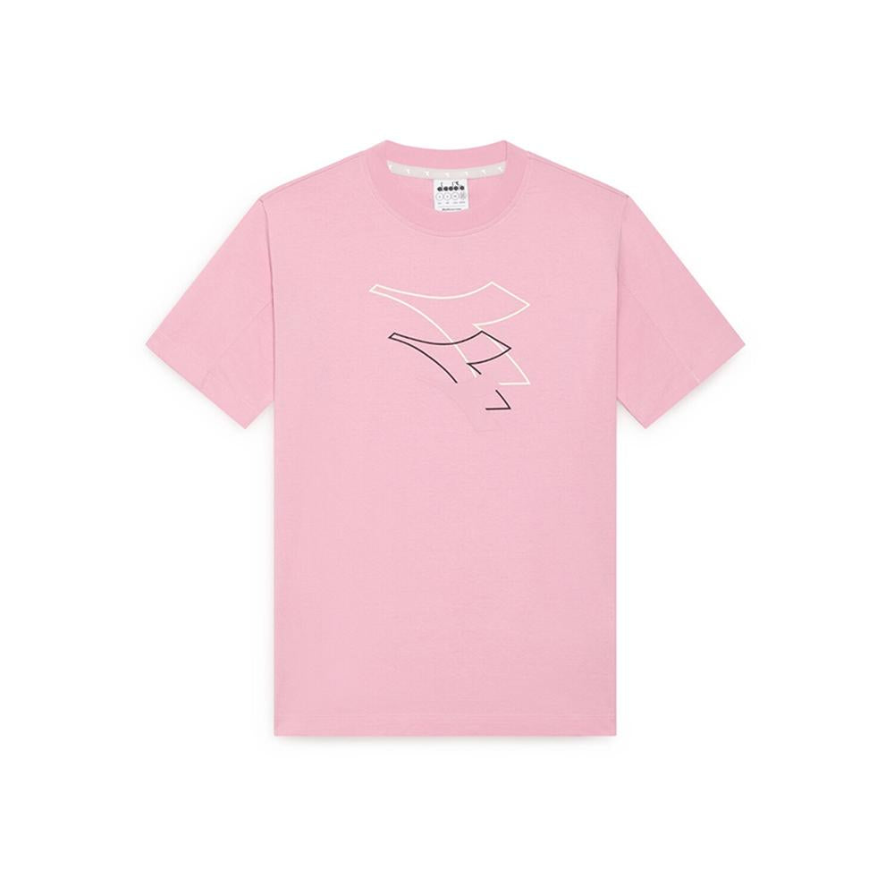 Diadora Remeras Femenino Moda L. T  Shirt Ss Ess. Sports I Pink Nectar