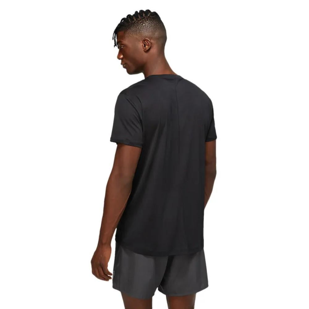 Asics T-Shirt Masculino Silver Asics Top Performance Black/Carrier Grey