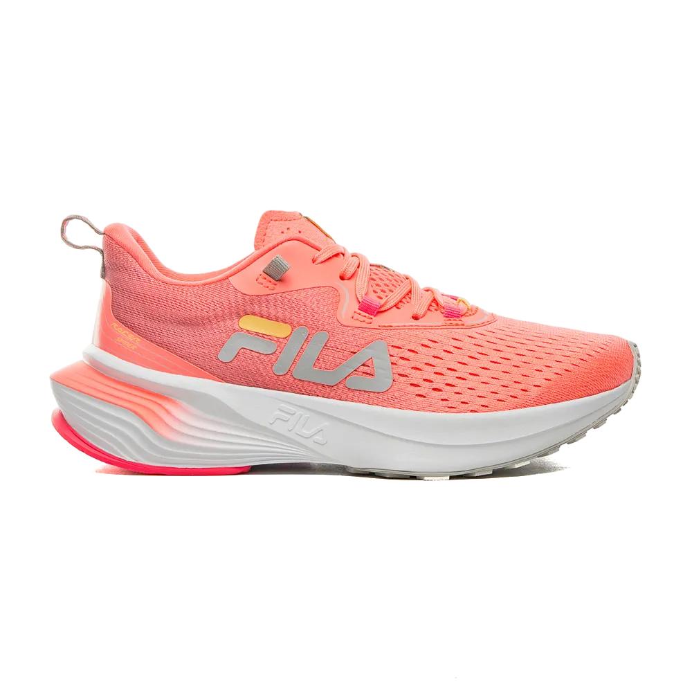 Fila Running Femenino Racer Spider Salmon/Plata/Lima