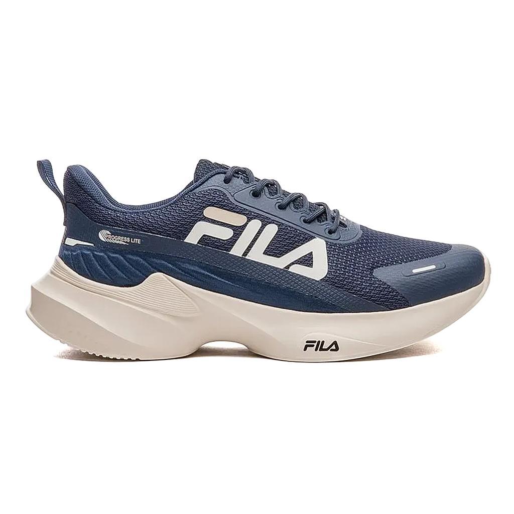 F01TR000446618-6618 Fila Deportivos Masculino Running Progress Lite Navy/Vaporous Gray/Humus