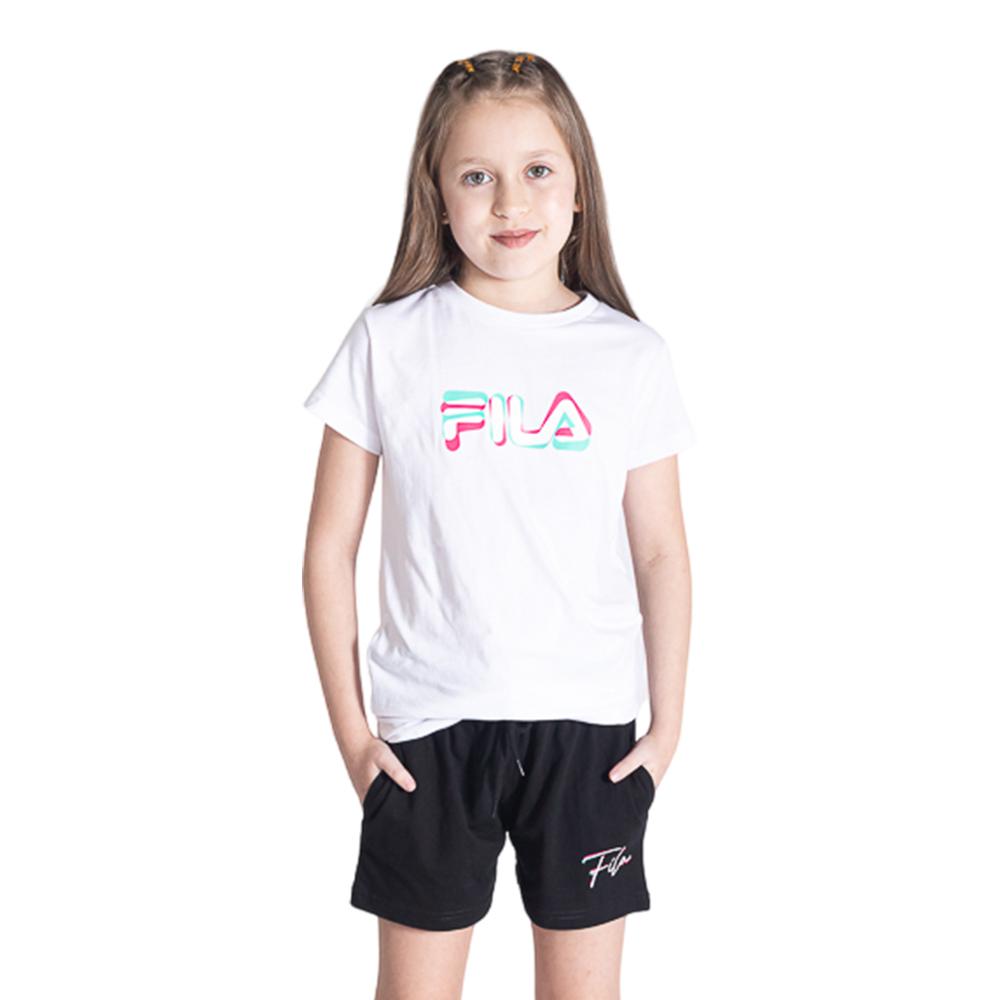 Fila Remeras Niños Alyesha T Shirts White