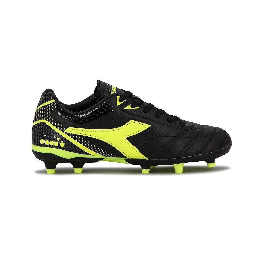 Diadora Futbol Campo Niños Tifosi Black/Yellow Fluor