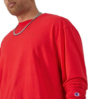 Remera Mangas Larga Masculino Champion Classic Rojo