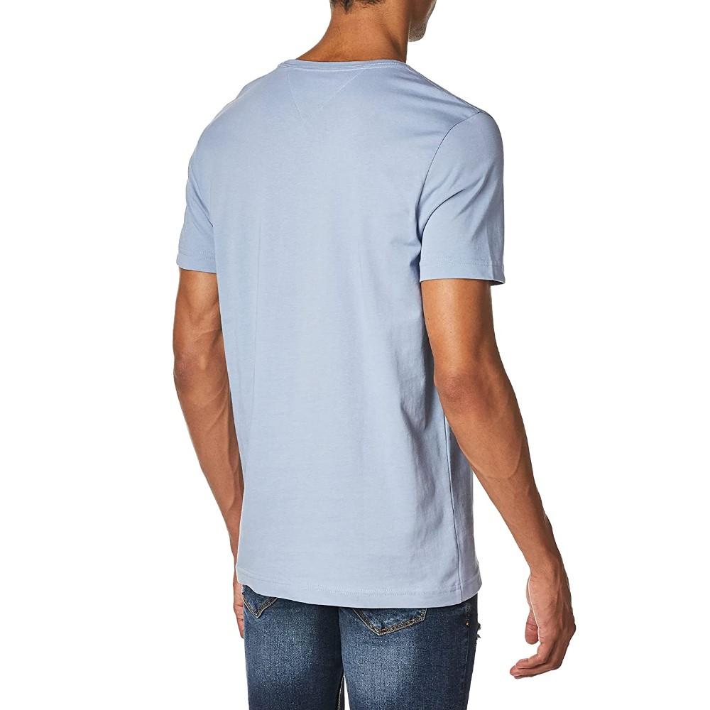 Tommy Hilfiger T-Shirt Masculino Wcc Essential Cotton Tee Daybreak Blue