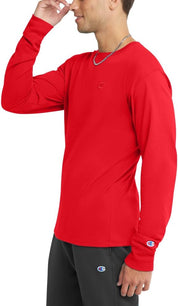 Remera Mangas Larga Masculino Champion Classic Rojo