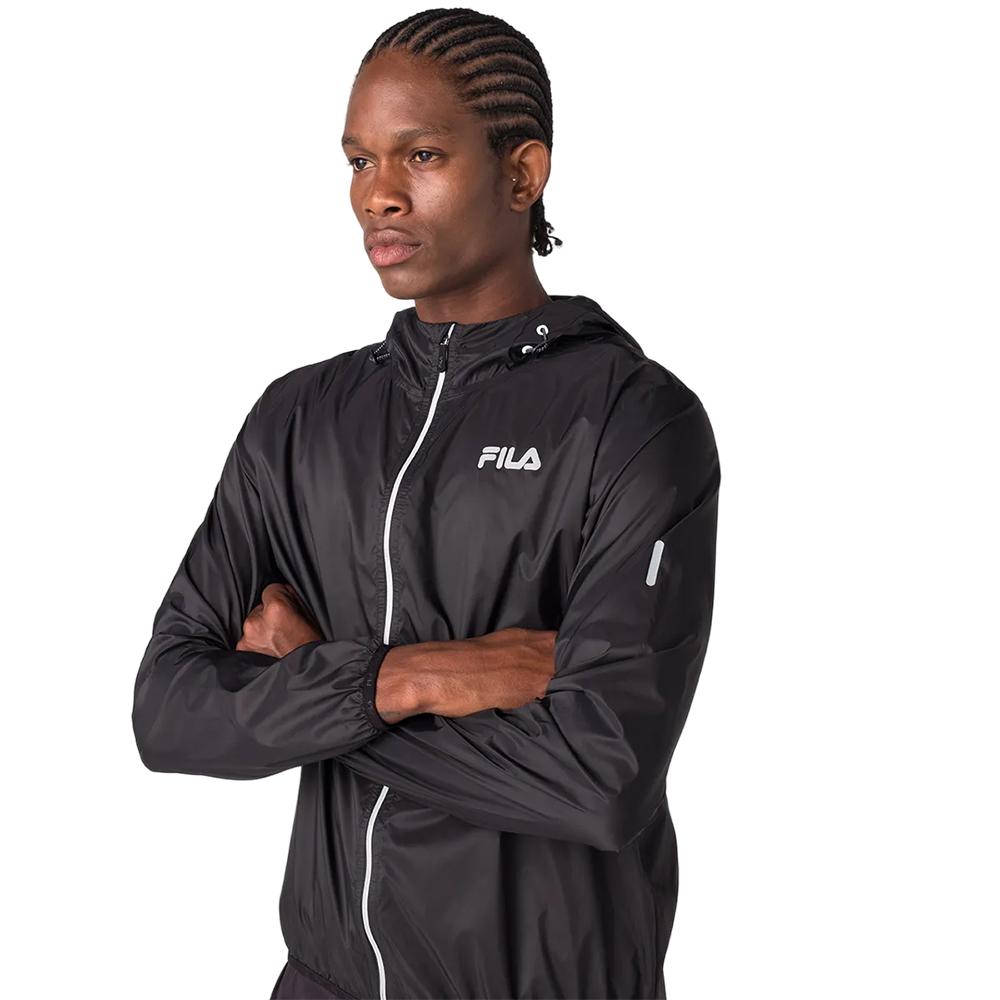 Fila Camperas Masculino Windbreak Racer Run Black