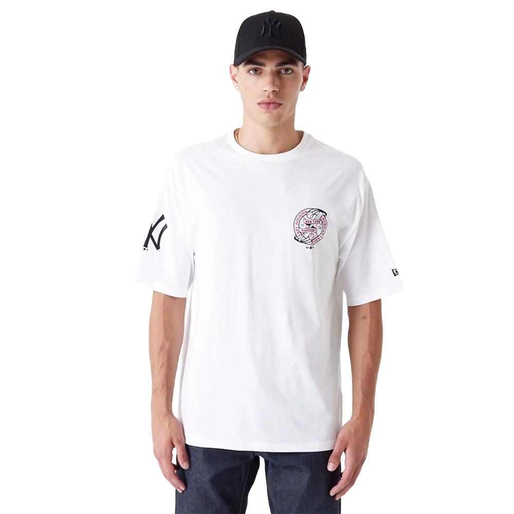 New Era Remeras MLB Grphc Os Tee Neyyan Whinvy White