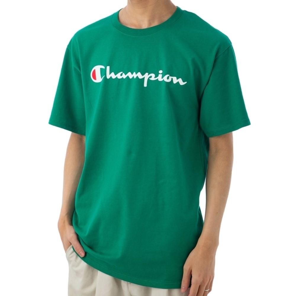 Champion T-Shirt Masculino Classic Graphic Tee Kelly Green