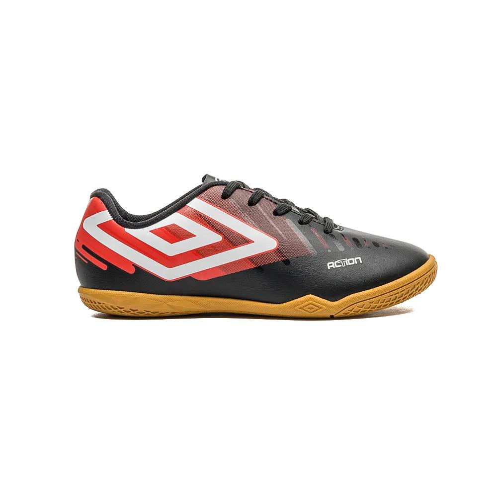 Umbro Indoor Junior Futbol Action Jr Negro/Rojo/Blanco