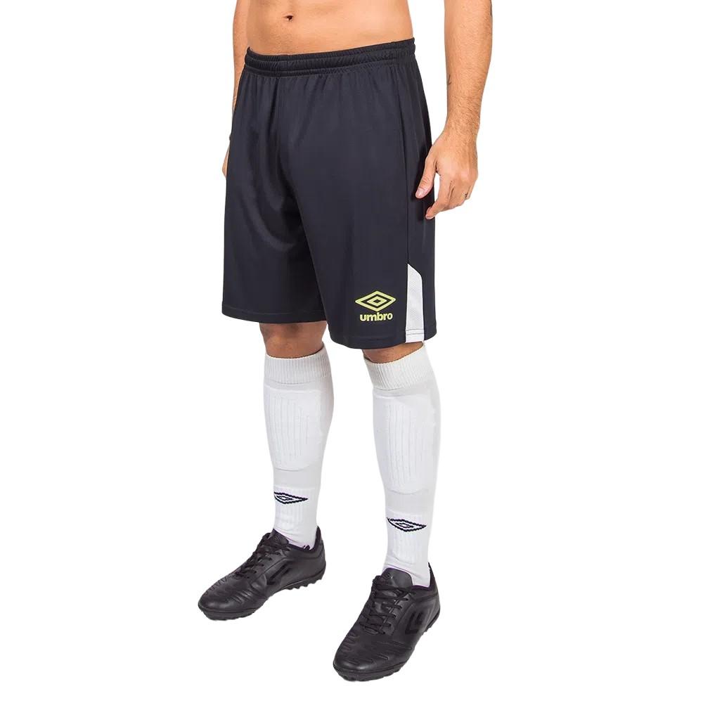 Umbro Masculino Short Diamond Relief Negro/Blanco