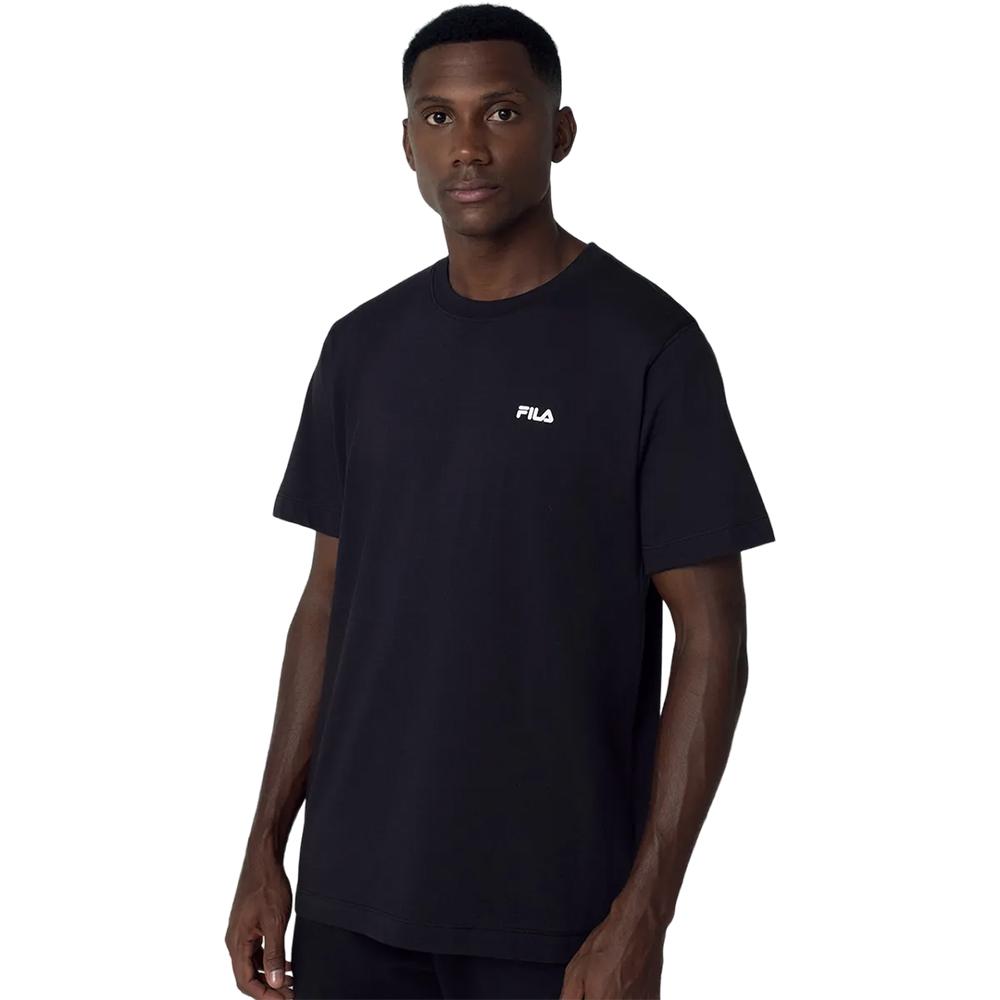 Fila Remeras Masculino Moda T-Shirt Uc Biella Italia Black