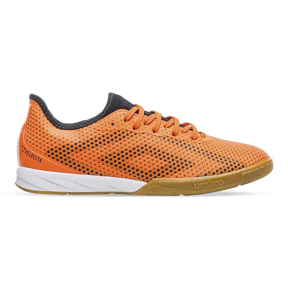 Umbro Indoor Masculino Futbol Velocita IX Club Naranja/Negro/Blanco